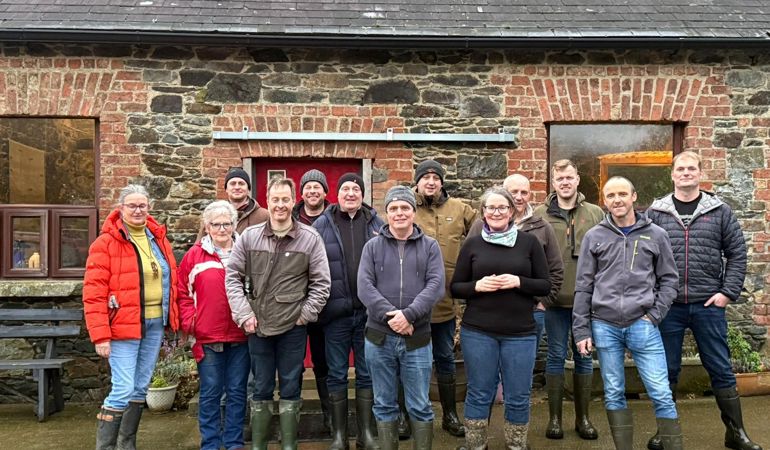 Grŵp Agrisgôp Cyswllt Ffermio  - llun gan Lilwen Joynson, arweinydd Agrisgôp